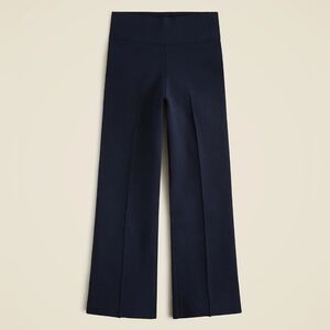 J. CREW Delaney Kickout High Rise Sweater Pant In Navy Blue Sz LP